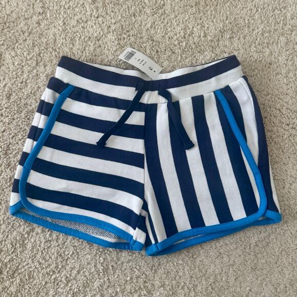 Stripe Summer Shorts Rockets of Awesome NWT Girls Sz 5 Assymetrical Dolphin Hem - Picture 1 of 7